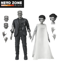 PRE ORDER - NECA - Universal Monsters Bride Of Frankenstein 90th Monster & His Mate B&w 2pack