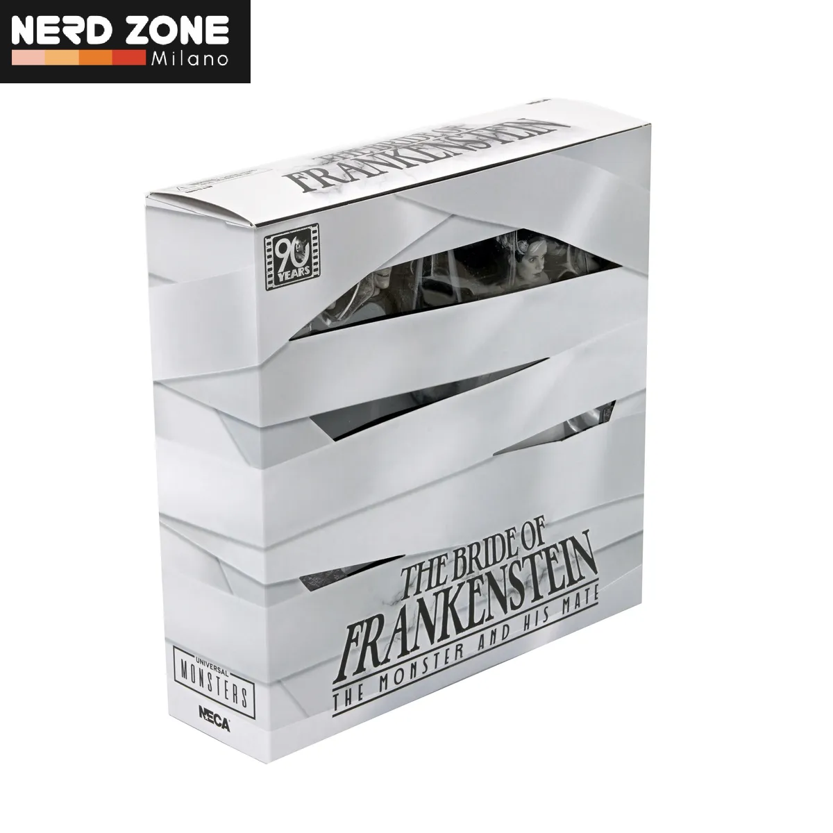 PRE ORDER - NECA - Universal Monsters Bride Of Frankenstein 90th Monster & His Mate B&w 2pack