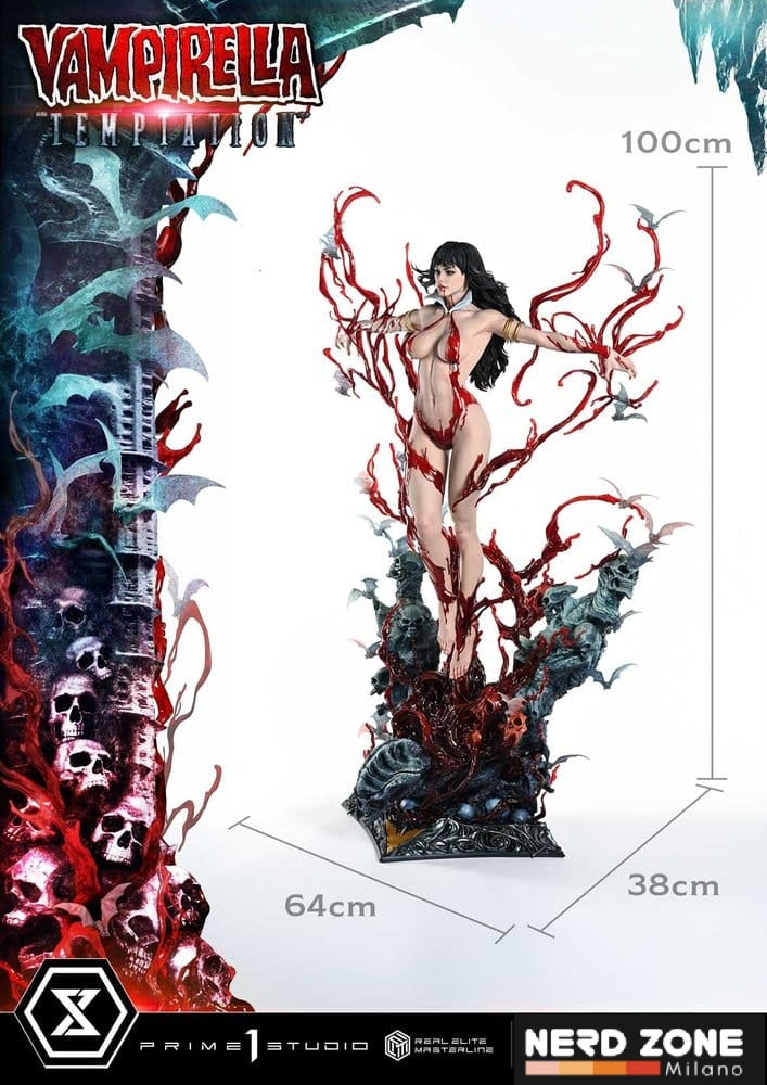PRE ORDINE - PRIME 1 STUDIO Vampirella Real Elite Masterline Series Statue 1/3 Temptation Bonus Version 100 cm