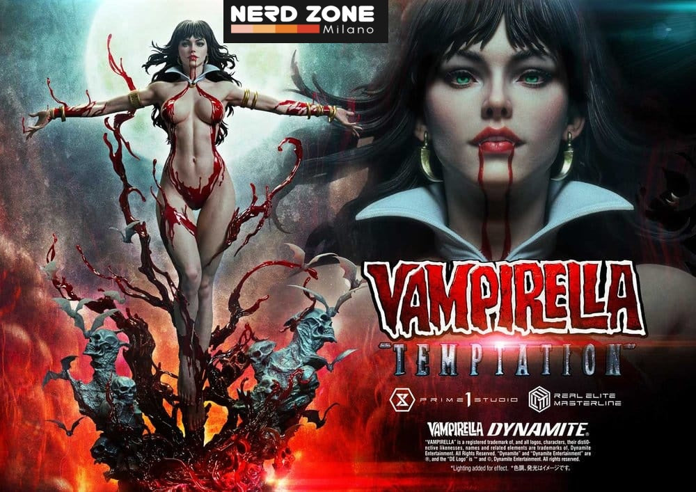 PRE ORDINE - PRIME 1 STUDIO Vampirella Real Elite Masterline Series Statue 1/3 Temptation Bonus Version 100 cm