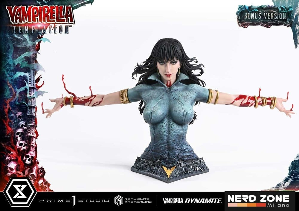 PRE ORDINE - PRIME 1 STUDIO Vampirella Real Elite Masterline Series Statue 1/3 Temptation Bonus Version 100 cm