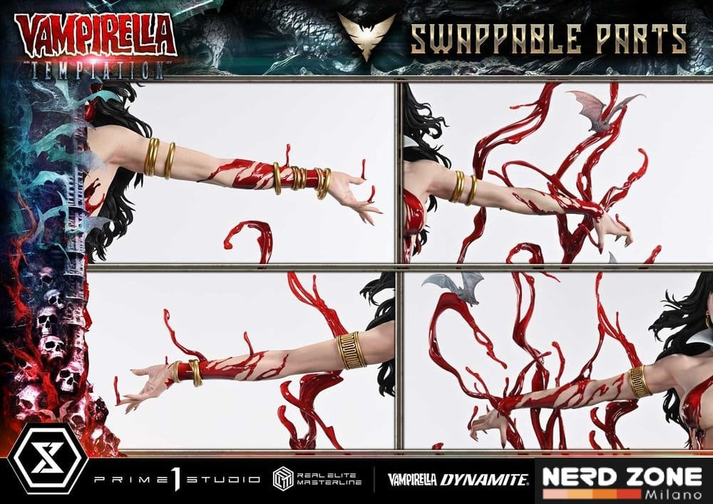 PRE ORDINE - PRIME 1 STUDIO Vampirella Real Elite Masterline Series Statue 1/3 Temptation Bonus Version 100 cm