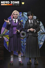 NECA - Wednesday enid & wednesday nevrmore uniform 2pack clothed af
