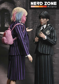 NECA - Wednesday enid & wednesday nevrmore uniform 2pack clothed af