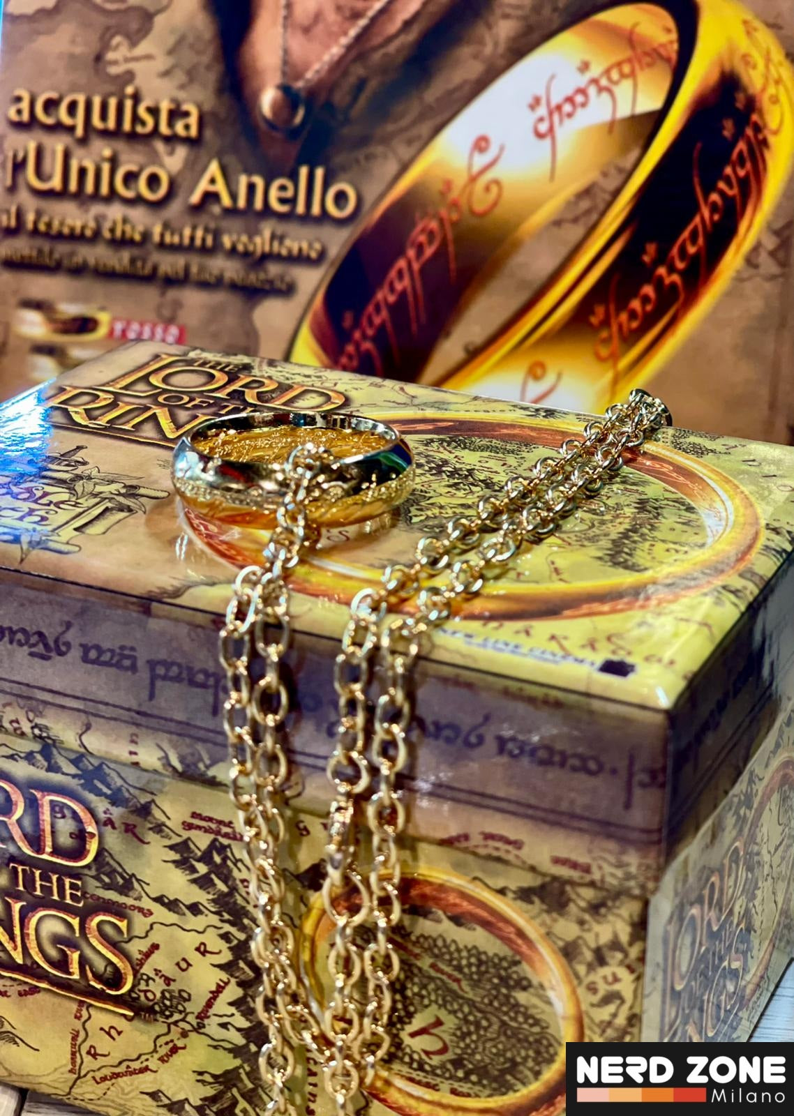 New Line Cinema - Lord Of The Rings - Anello Del Potere Replica 1:1