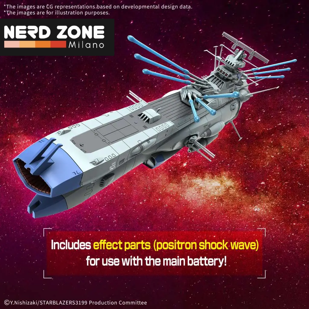 BANDAI GUNPLA - Yamato Bb-101 Arizona Class Space Battle Ship Arizona 1/1000