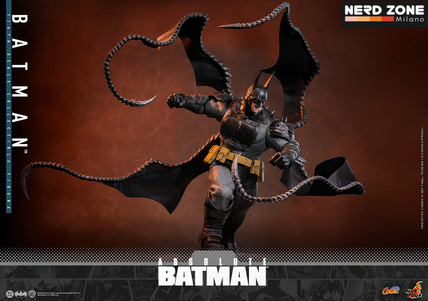 PRE ORDINE - HOT TOYS - Absolute Batman Comic Action Figure 1/6 Batman 37 cm