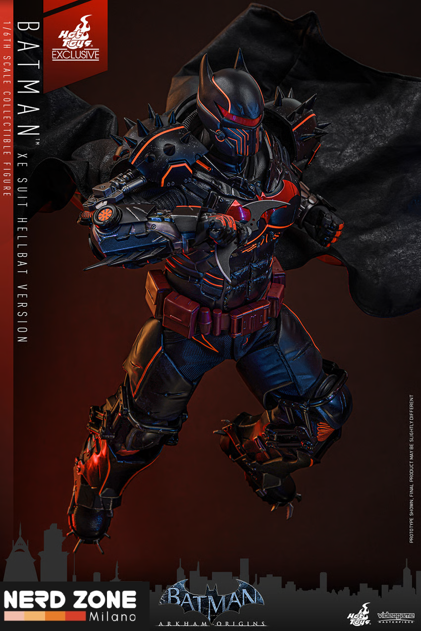 PRE ORDINE - Batman Arkham Origins 1/6 XE Suit Hellbat Version Hot Toys Exclusive 33 cm  VGM73