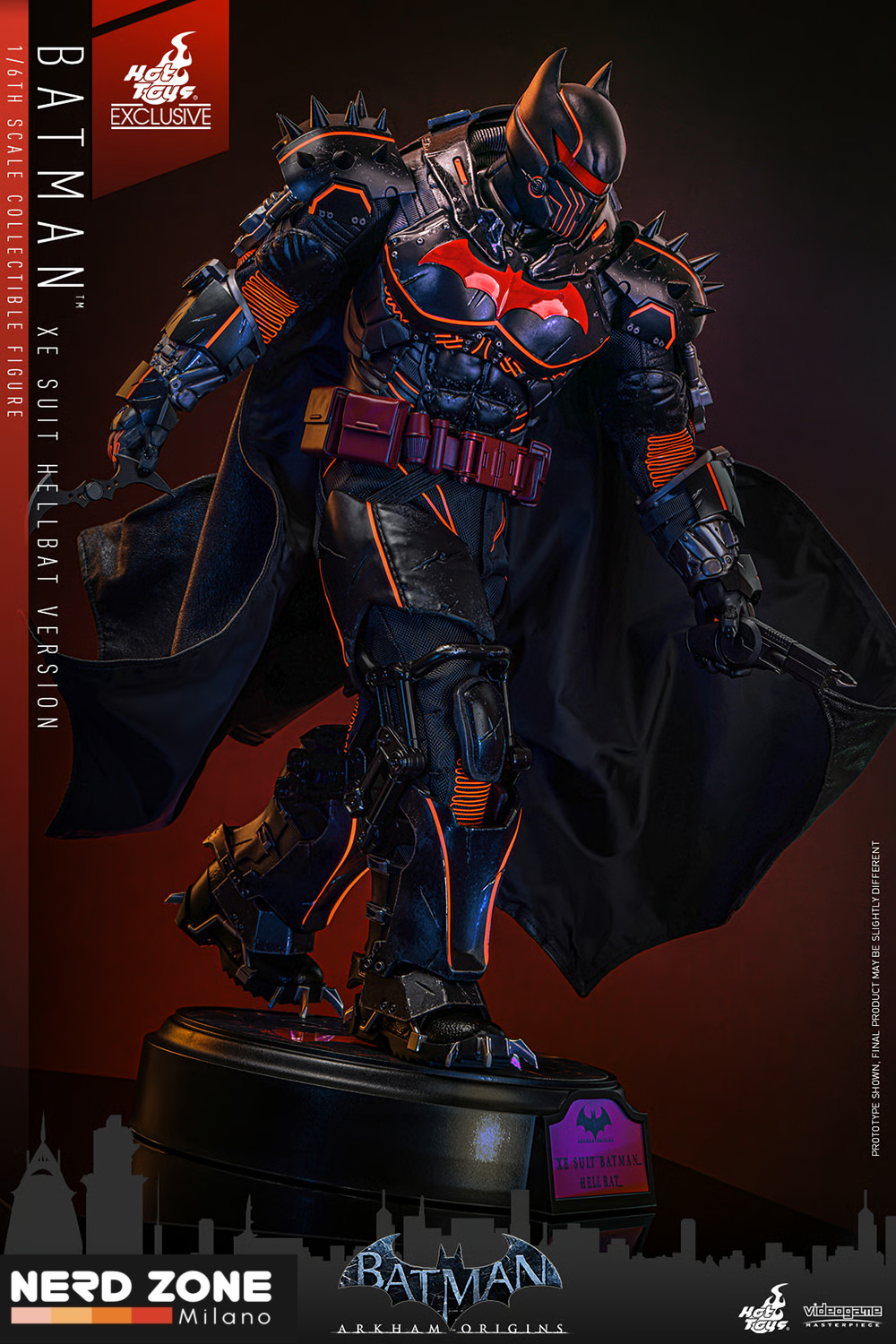 PRE ORDINE - Batman Arkham Origins 1/6 XE Suit Hellbat Version Hot Toys Exclusive 33 cm  VGM73