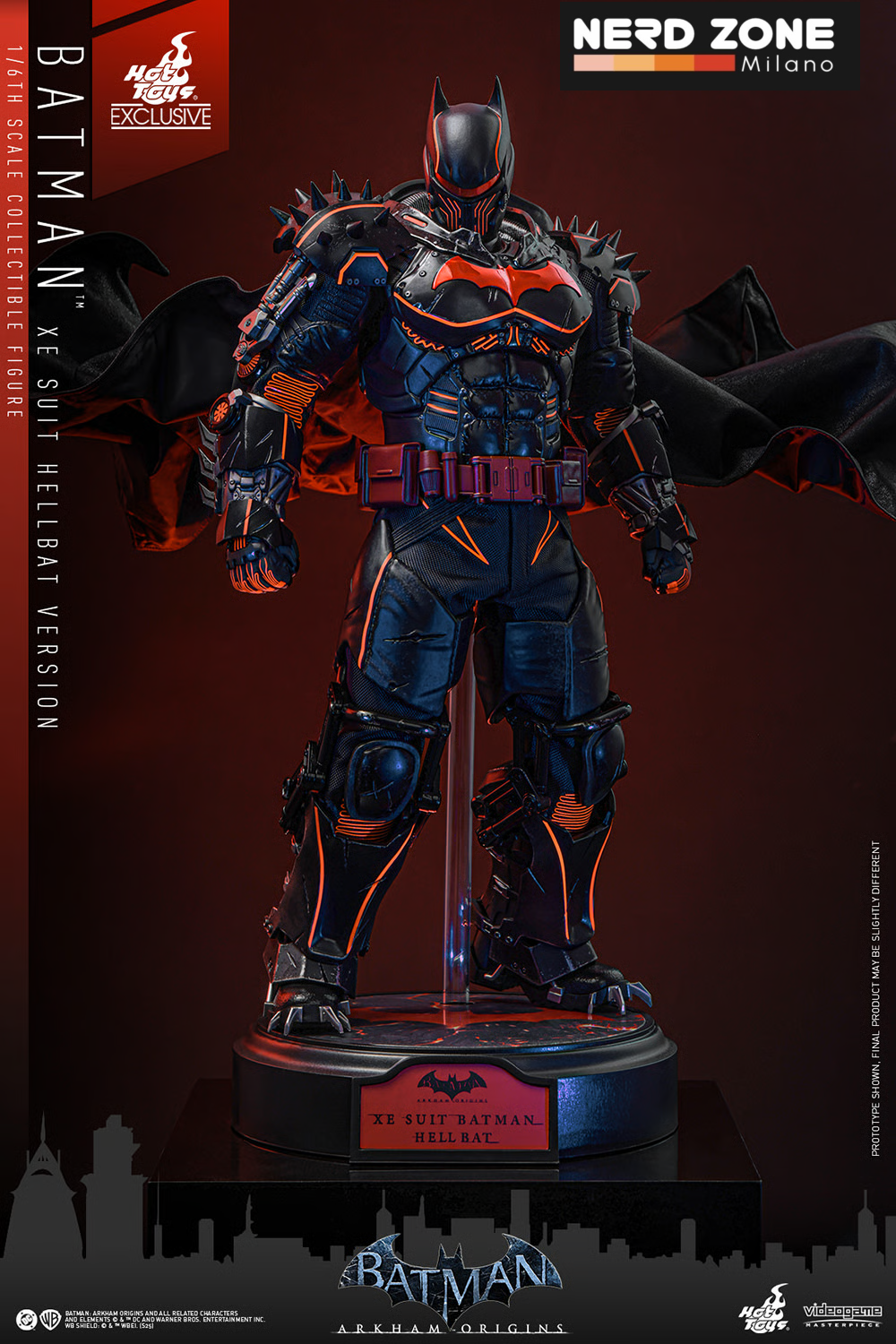 PRE ORDINE - Batman Arkham Origins 1/6 XE Suit Hellbat Version Hot Toys Exclusive 33 cm  VGM73