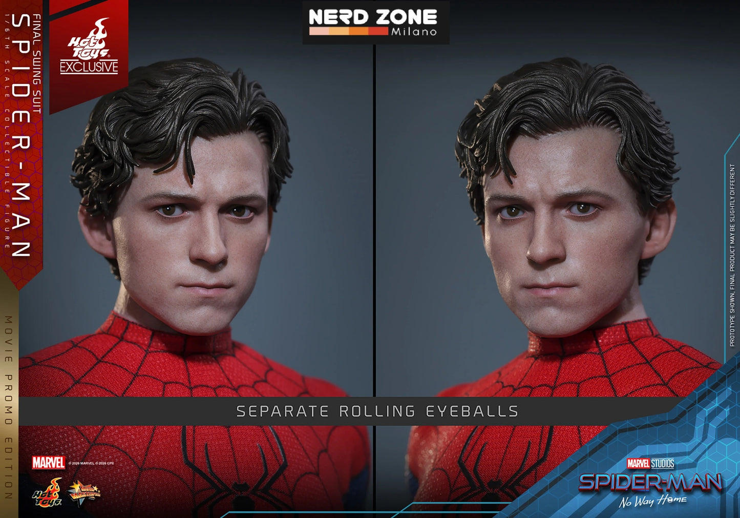 PRE ORDINE - HOT TOYS Spider-Man (Final Swing Suit) (Movie Promo Edition) Exclusive MMS862