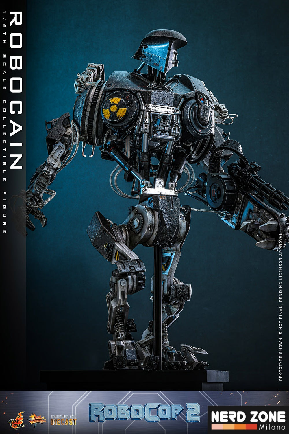 HOT TOYS - ROBOCOP 2 - Robocain 1/6 Scale Figure DIECAST (MMS828D75)