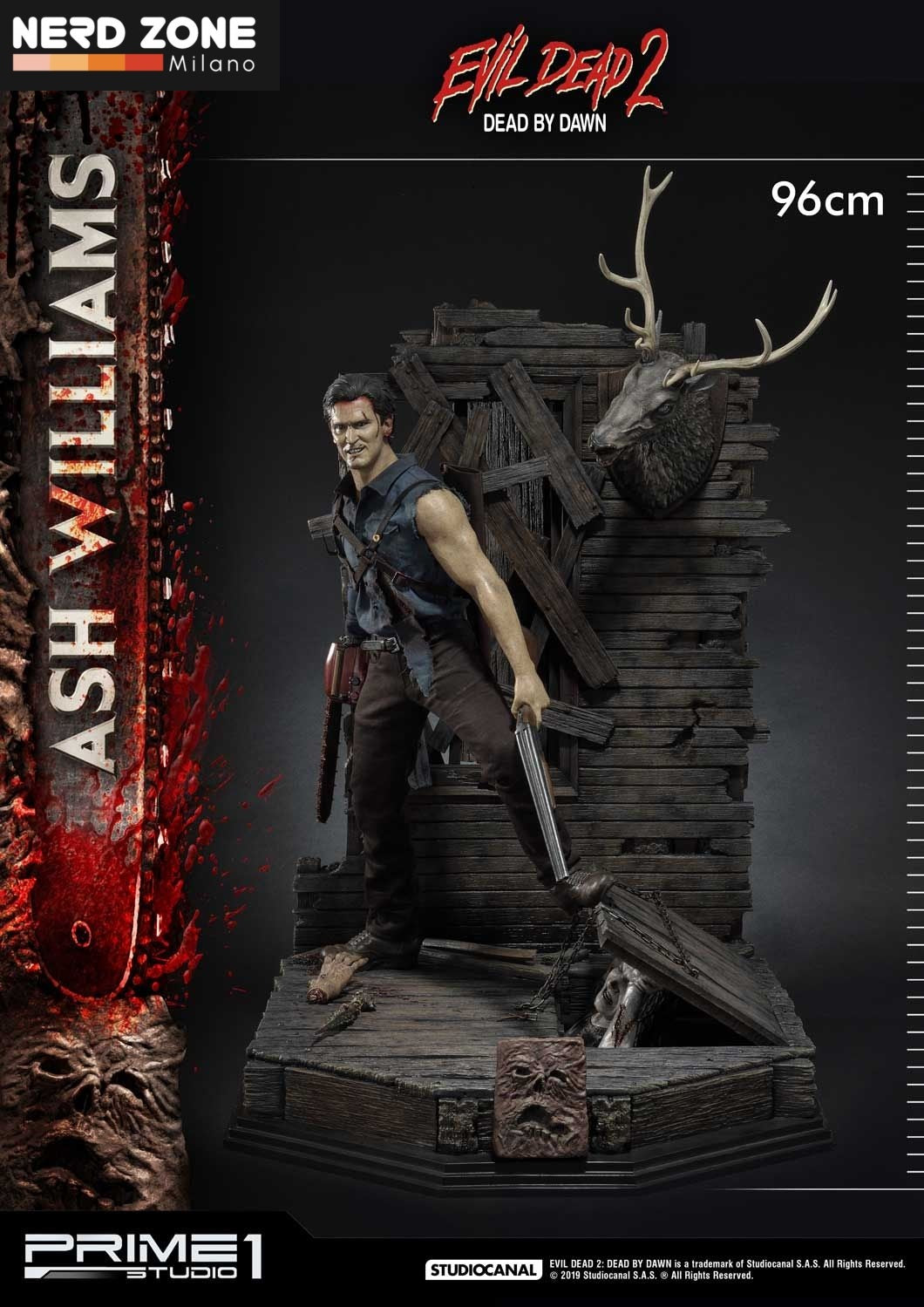 PRIME 1 STUDIO - EVIL DEAD 2 - Ash Williams 1/3 Scale Museum Masterline REGULAR Version