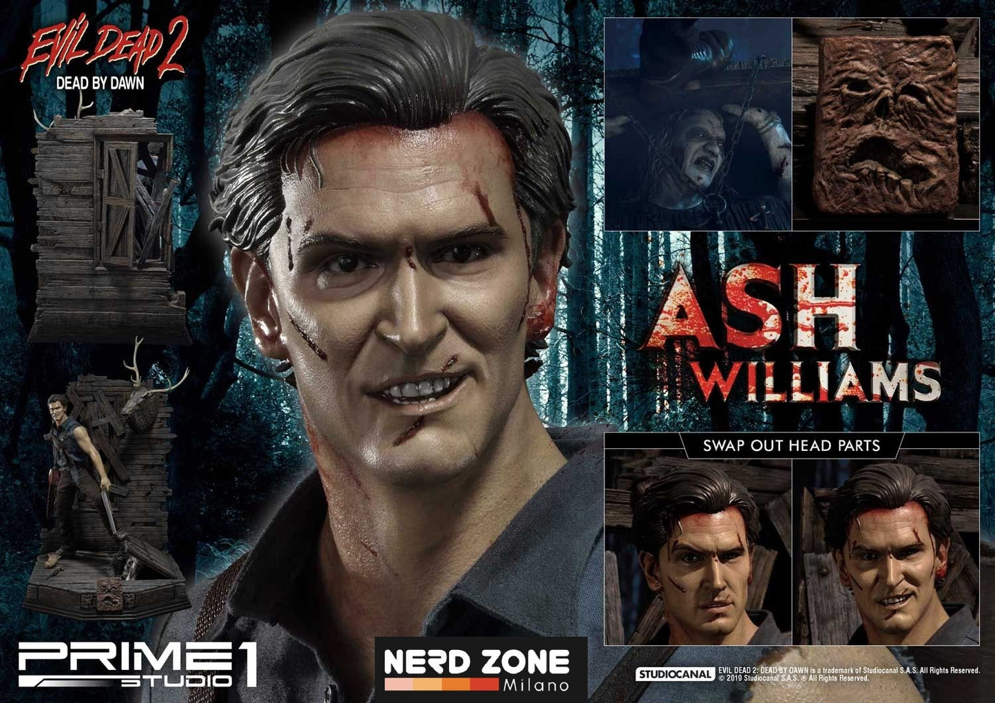 PRIME 1 STUDIO - EVIL DEAD 2 - Ash Williams 1/3 Scale Museum Masterline REGULAR Version