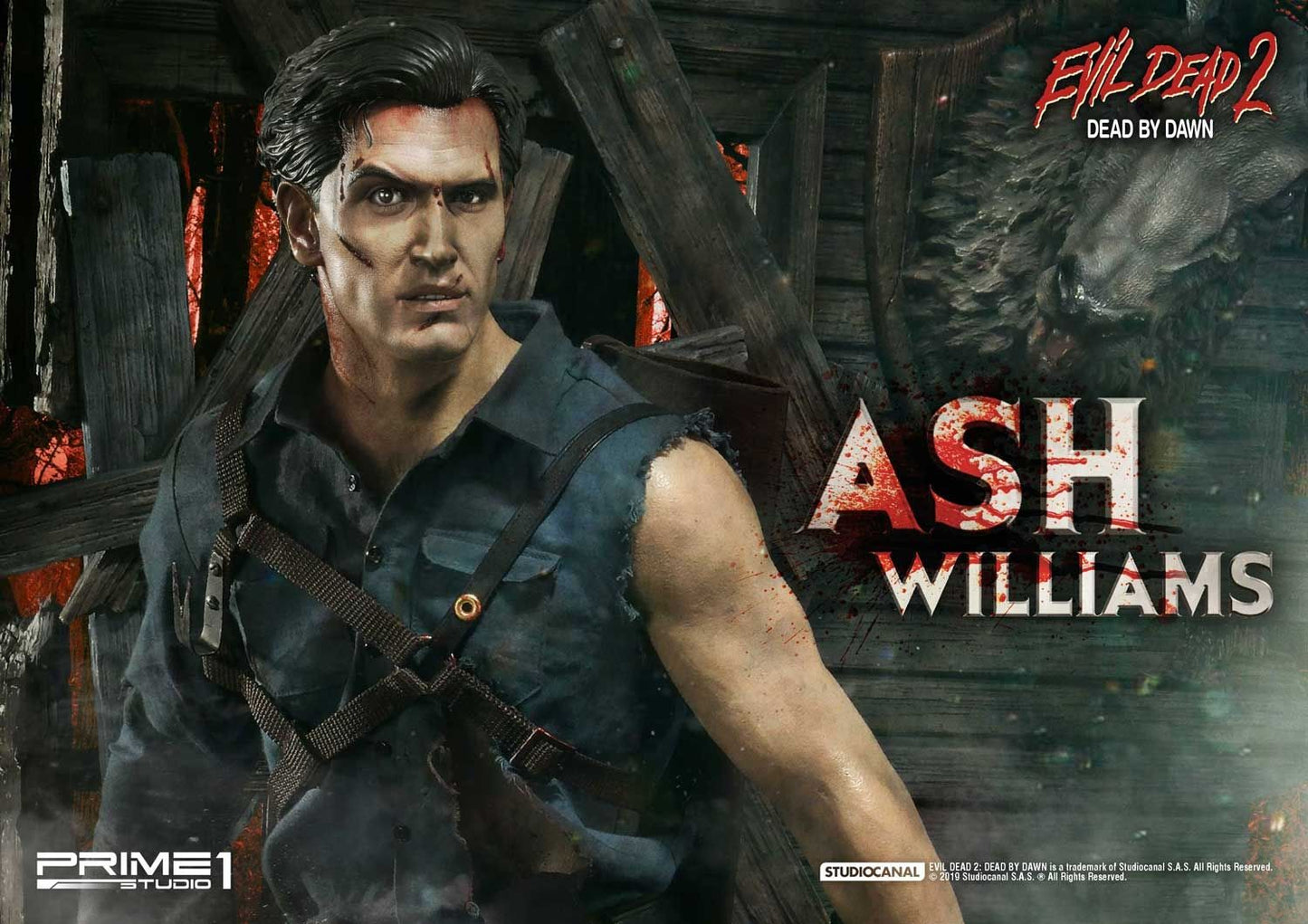 PRIME 1 STUDIO - EVIL DEAD 2 - Ash Williams 1/3 Scale Museum Masterline REGULAR Version