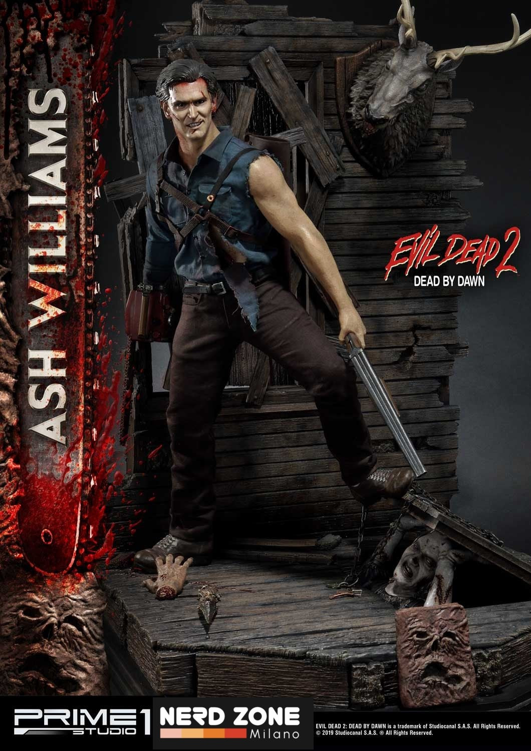 PRIME 1 STUDIO - EVIL DEAD 2 - Ash Williams 1/3 Scale Museum Masterline REGULAR Version
