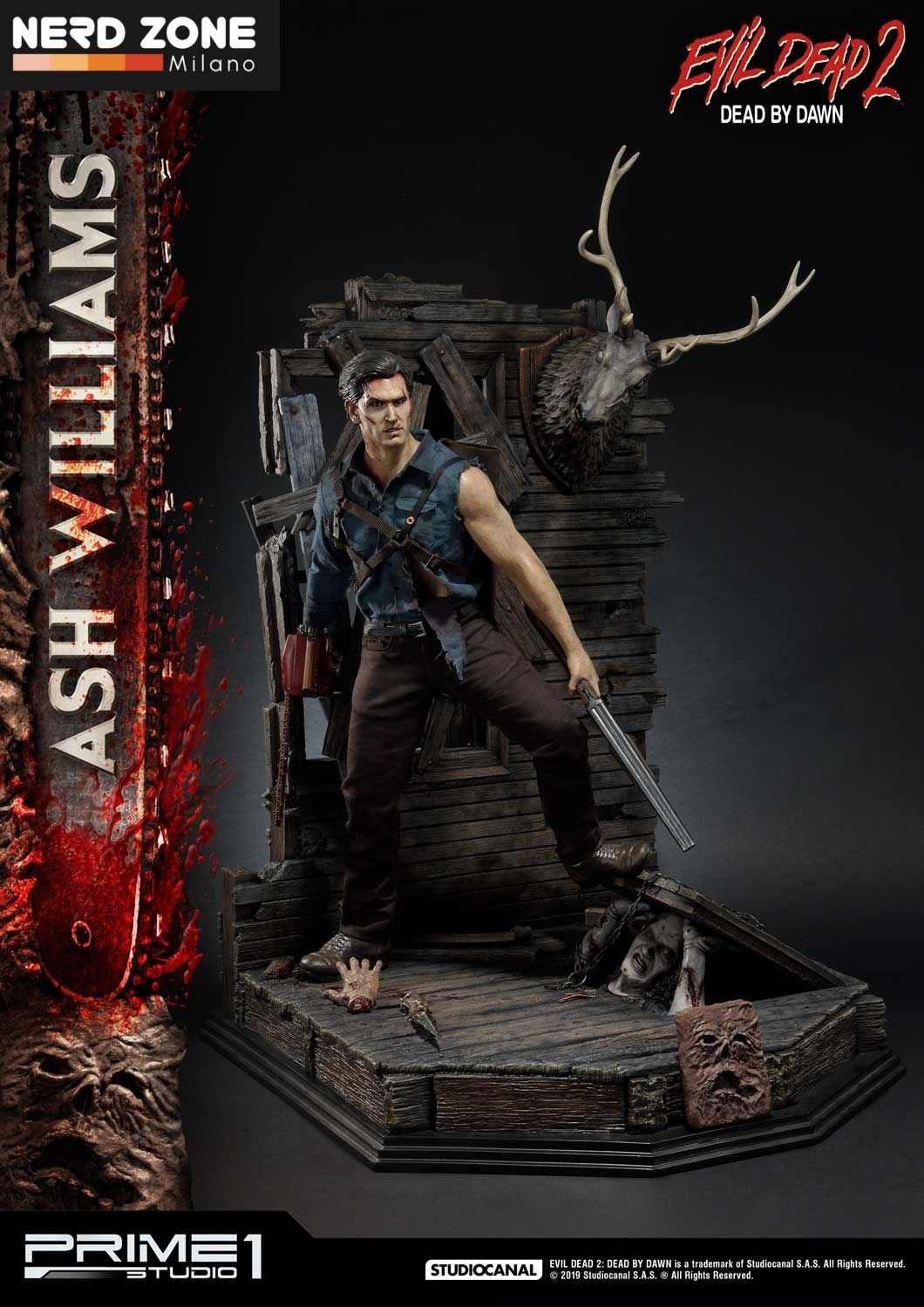 PRIME 1 STUDIO - EVIL DEAD 2 - Ash Williams 1/3 Scale Museum Masterline REGULAR Version