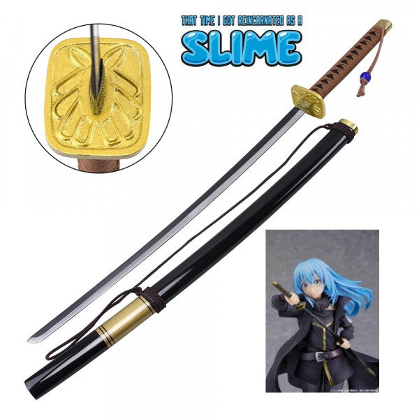 Katana Fantasy con Tsuba Quadrata ispirata a RIMURU TEMPEST