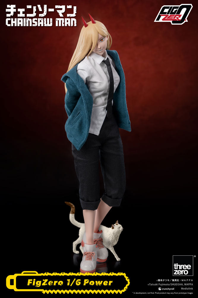 PRE ORDINE - Chainsaw Man FigZero Action Figure 1/6 Power 28 cm
