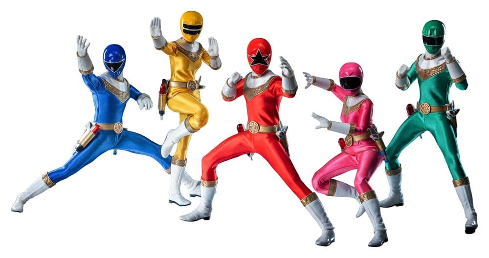 PRE ORDINE - Power Rangers Zeo FigZero Action Figures 1/6 5-Pack Zeo Rangers 30 cm