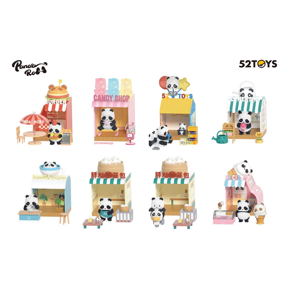 PRE ORDINE - Panda Roll Blind Box Figures Assortment Shopping Street 10 cm (6)