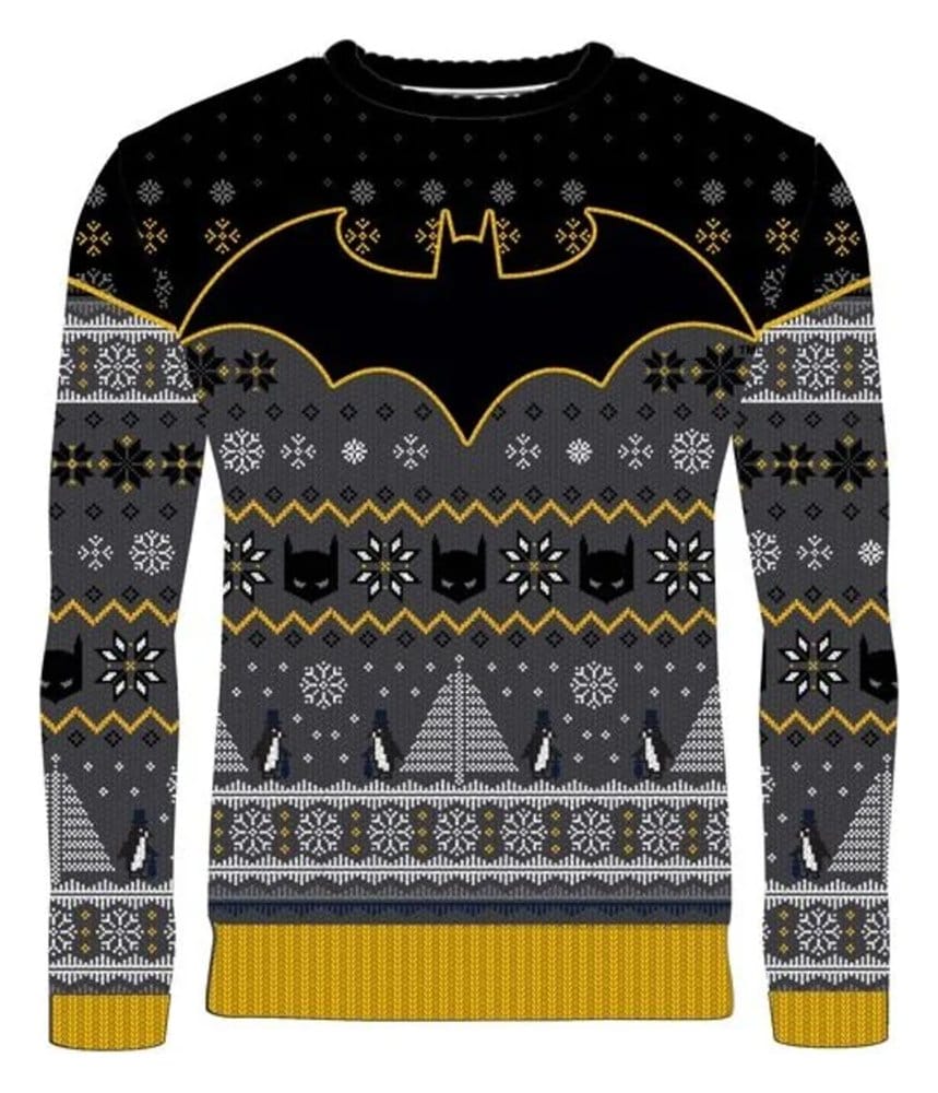 Batman Christmas Sweater Penguin