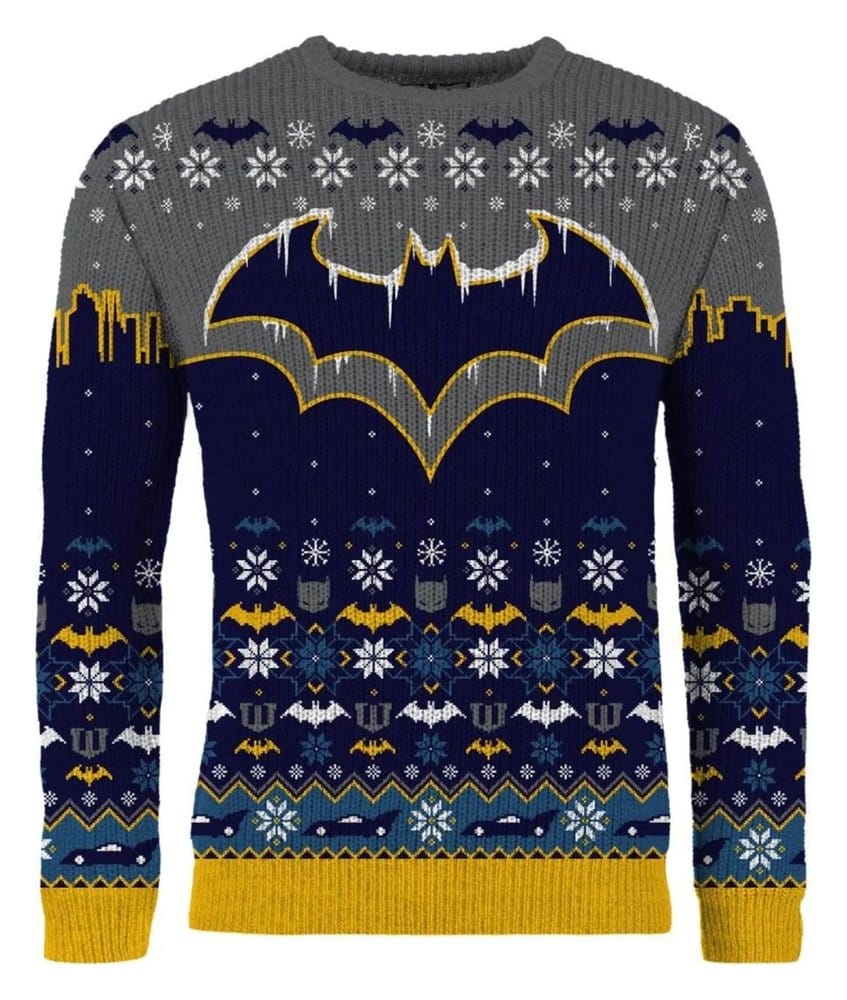 Batman Christmas Sweater Frosty
