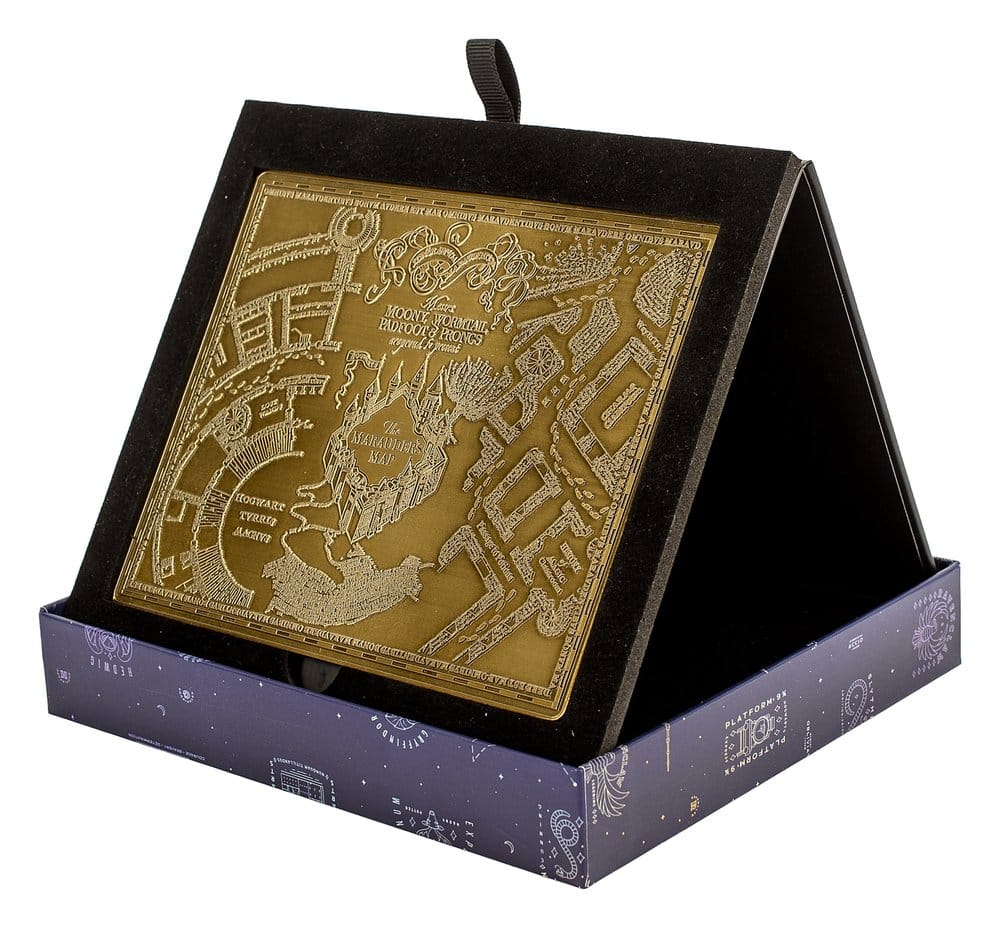 PRE ORDINE - Harry Potter Replica Marauder's Map Metal Map 15 cm