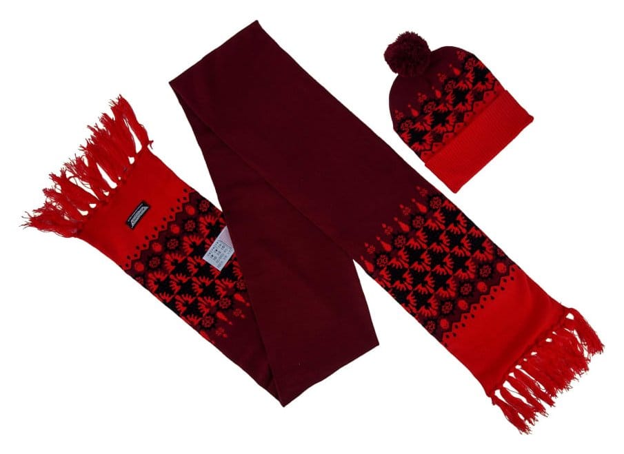 PRE ORDINE - Warhammer 40,000 Knitted Hat & Scarf Set Blood Angels 27 cm