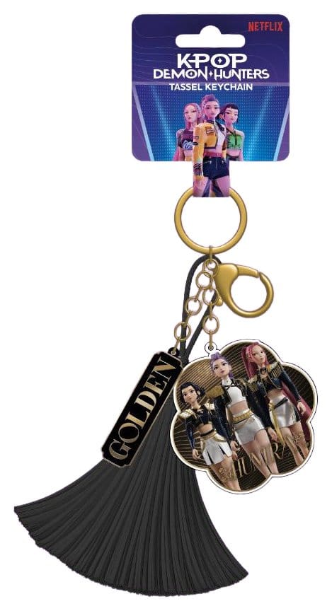 PRE ORDINE - KPop Demon Hunters Tassel Keychain Golden