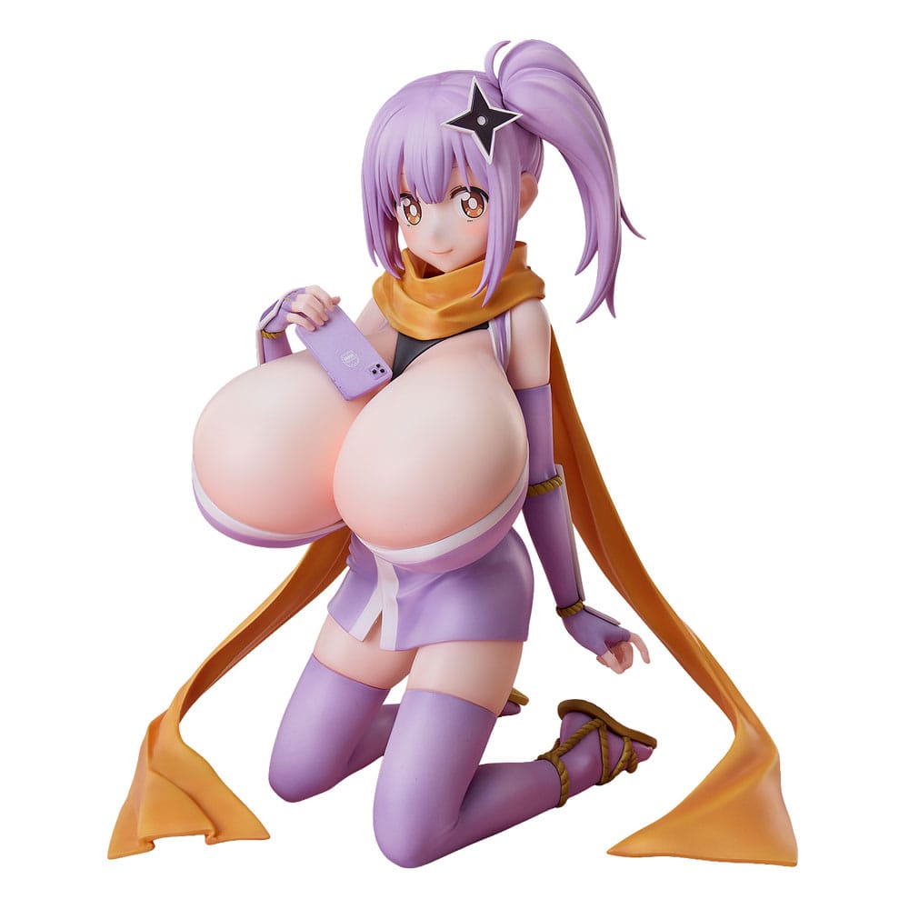 PRE ORDINE - A Ninja and an Assassin Under One Roof Maid PVC Statue 1/4 Diecut Sticker Satoko Kusagakure Huge-Breasted Ver. 23 cm