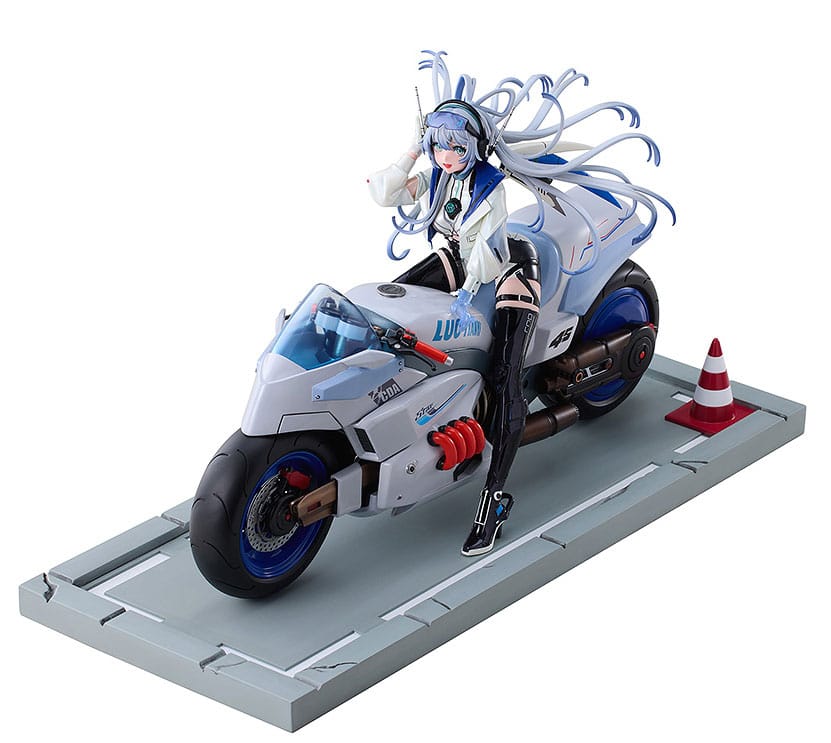 PRE ORDINE - Vsinger PVC Statue 1/7 Vsinger Luo Tianyi Retro-Future Storm Driver Ver. 23 cm