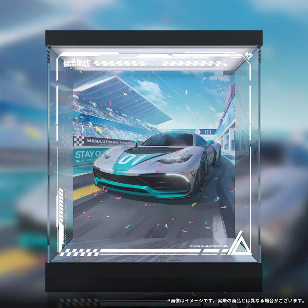 PRE ORDINE - Azur Lane Acrylic LED Display Case for Shinano Moonlit Chrome Ver. 30 x 34 cm