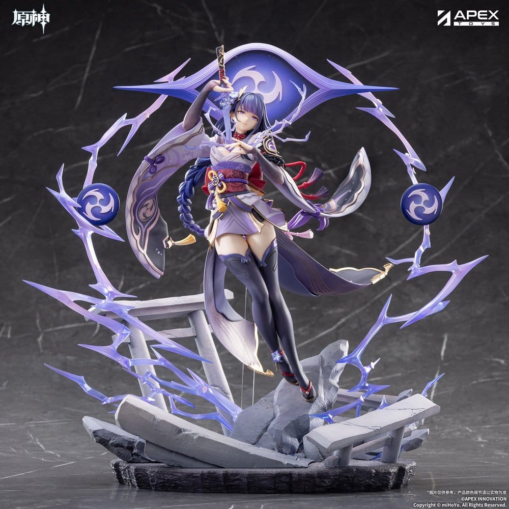 PRE ORDINE - Genshin Impact PVC Figure 1/7 Raiden Shogun Plane of Euthymia Ver. 36 cm