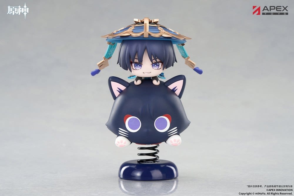 PRE ORDINE - Genshin Impact Chibi Chara Yurayura Stand PVC Figure Wanderer 11 cm