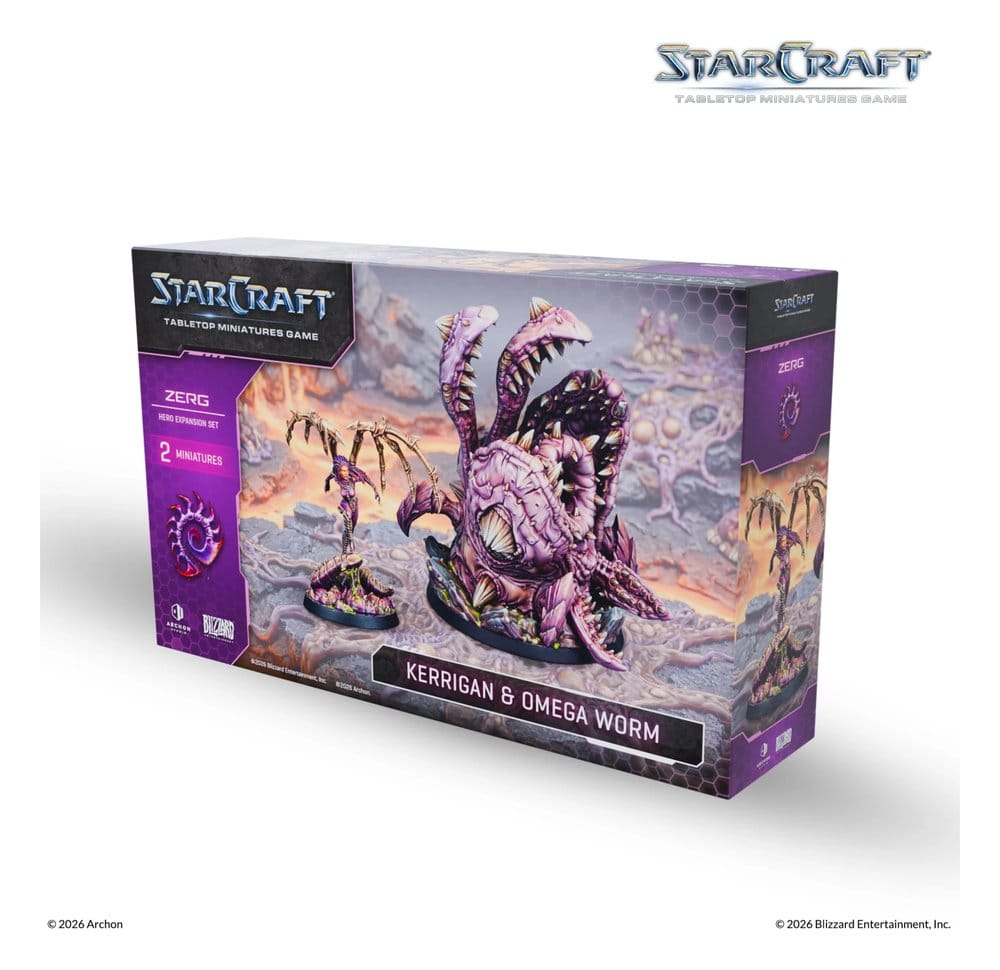 PRE ORDINE - StarCraft TMG Hero Expansion Set Zerg: Kerrigan & Omega Worm