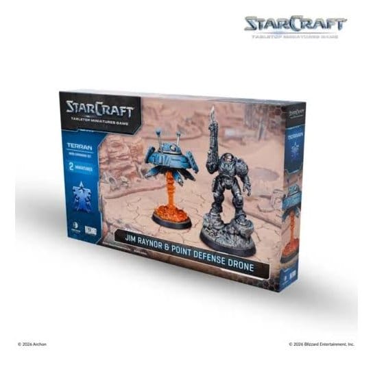 PRE ORDINE - StarCraft TMG Hero Expansion Set Terran: Jim Raynor & Point Defense Drone