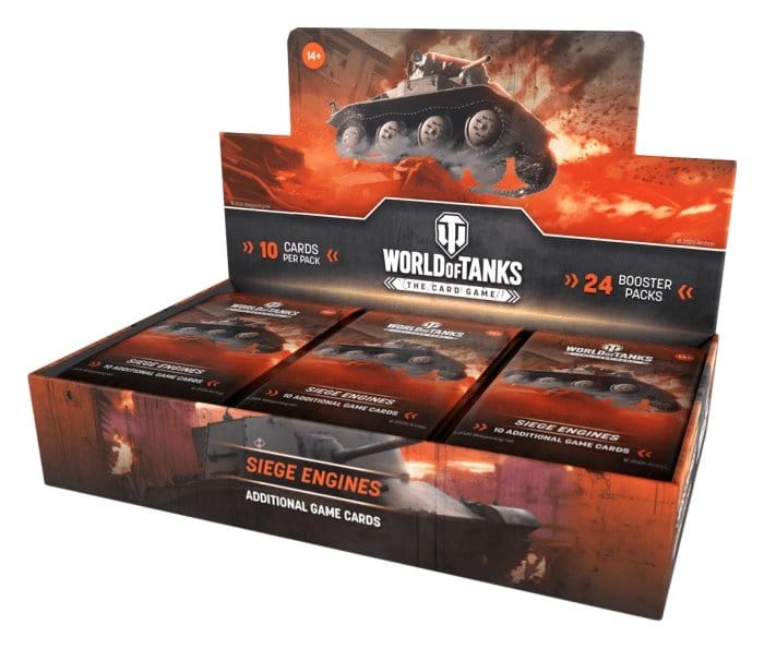 PRE ORDINE - World of Tanks TCG Siege Engines Booster Display (24) *English Version*