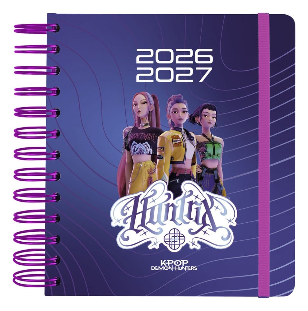 PRE ORDINE - KPop Demon Hunters School Diary daily planner 2026/2027 A5