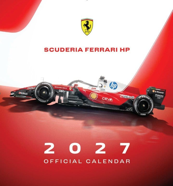 PRE ORDINE - Scuderia Ferrari HP Official Calendar 2027 30 x 30 cm
