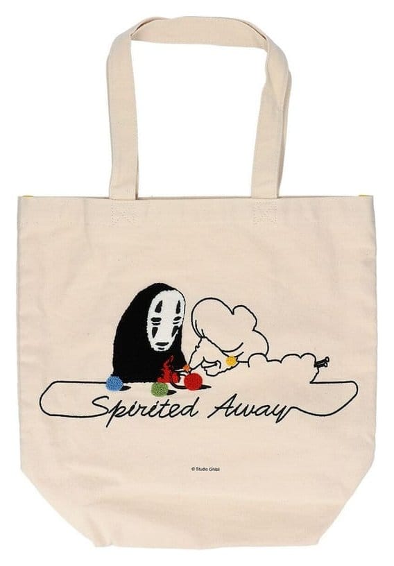 PRE ORDINE - Spirited Away Tote Bag Embroidery Canvas No Face knitting