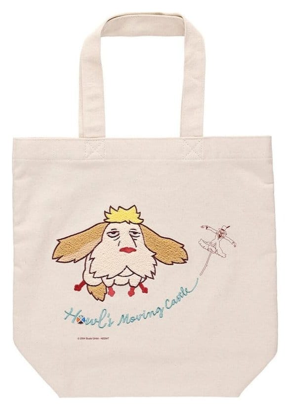 PRE ORDINE - Howl's Moving Castle Tote Bag Embroidery Canvas Flying Heen