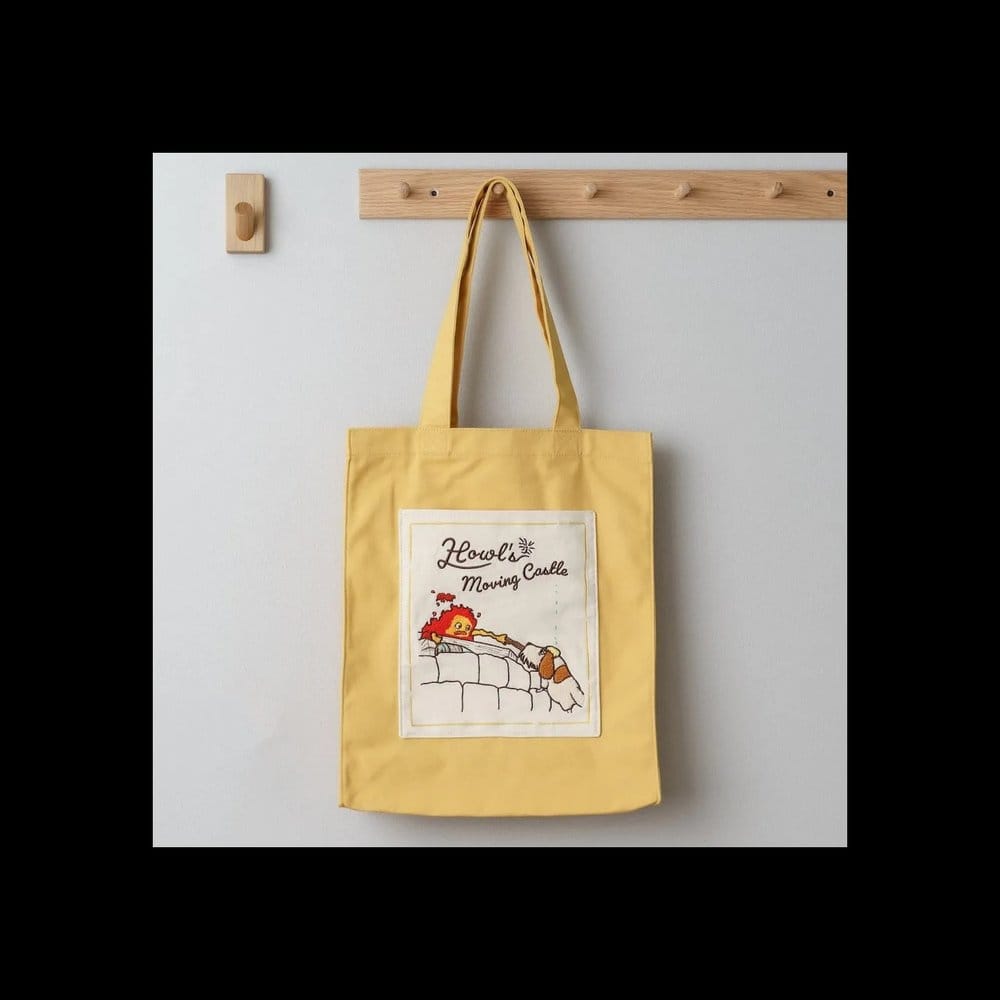 PRE ORDINE - Howl's Moving Castle Tote Bag Calcifer & Heen