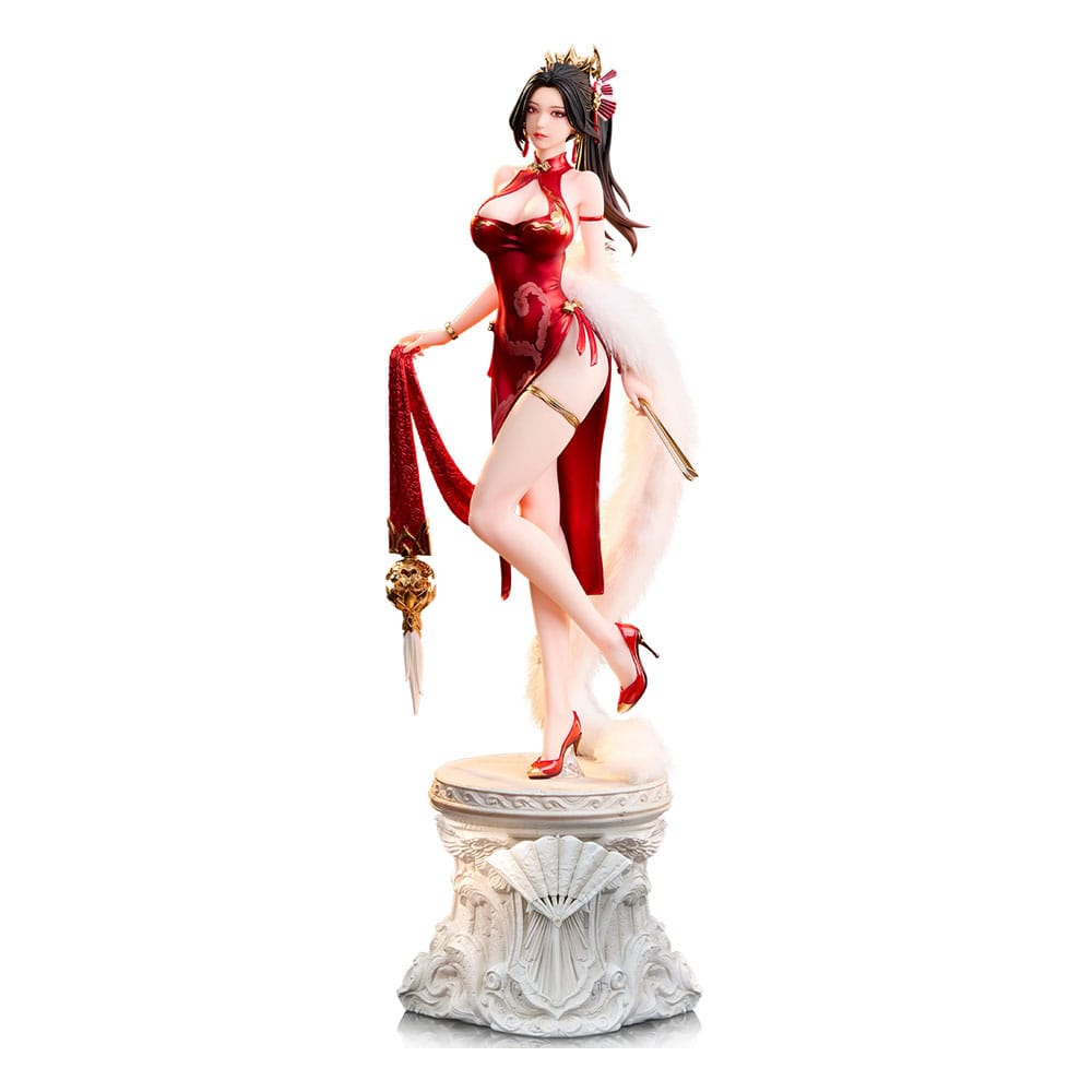 PRE ORDINE - The King of Fighters Dress Series PVC Statue 1/6 Mai Shiranui Hong Shang Wu Ver. 40 cm