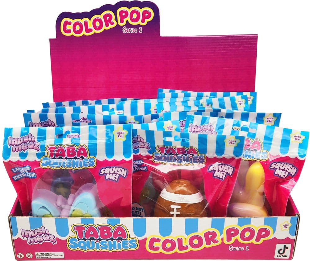 PRE ORDINE - Mushmeez Plush Figures Color Pop Blind Box Display (24)