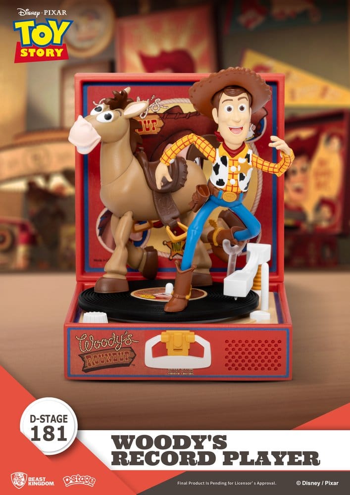 PRE ORDINE - Toy Story Record Player Series PVC figure Woody's Record Player 13 cm
