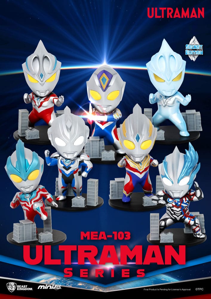 PRE ORDINE - Ultraman Mini Egg Attack Blind Box Figures Ultraman Series 1 9 cm Assortment (6)