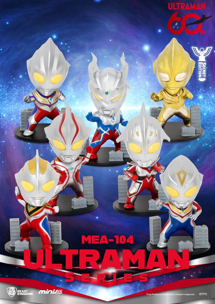 PRE ORDINE - Ultraman Mini Egg Attack Blind Box Figures Ultraman Series 2 9 cm Assortment (6)