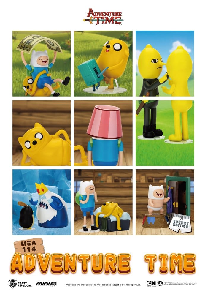 PRE ORDINE - Adventure Time Mini Egg Attack Blind Box Figures Adventure Time 9 cm Assortment (6)