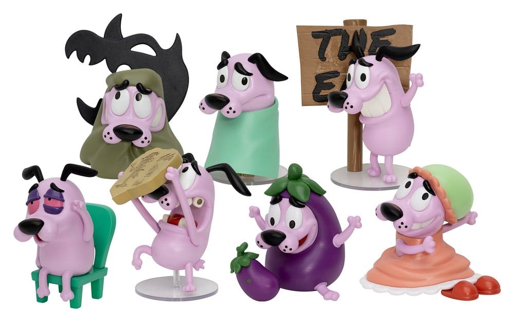 PRE ORDINE - Courage the Cowardly Dog Mini Egg Attack Blind Box Figures Assortment 8 cm (6)